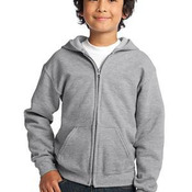 Youth Heavy Blend  Full Zip Hooded Sweatshirt