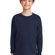 Youth Heavy Cotton  100% Cotton Long Sleeve T Shirt