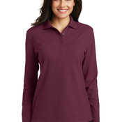 Ladies Silk Touch&#153; Long Sleeve Polo